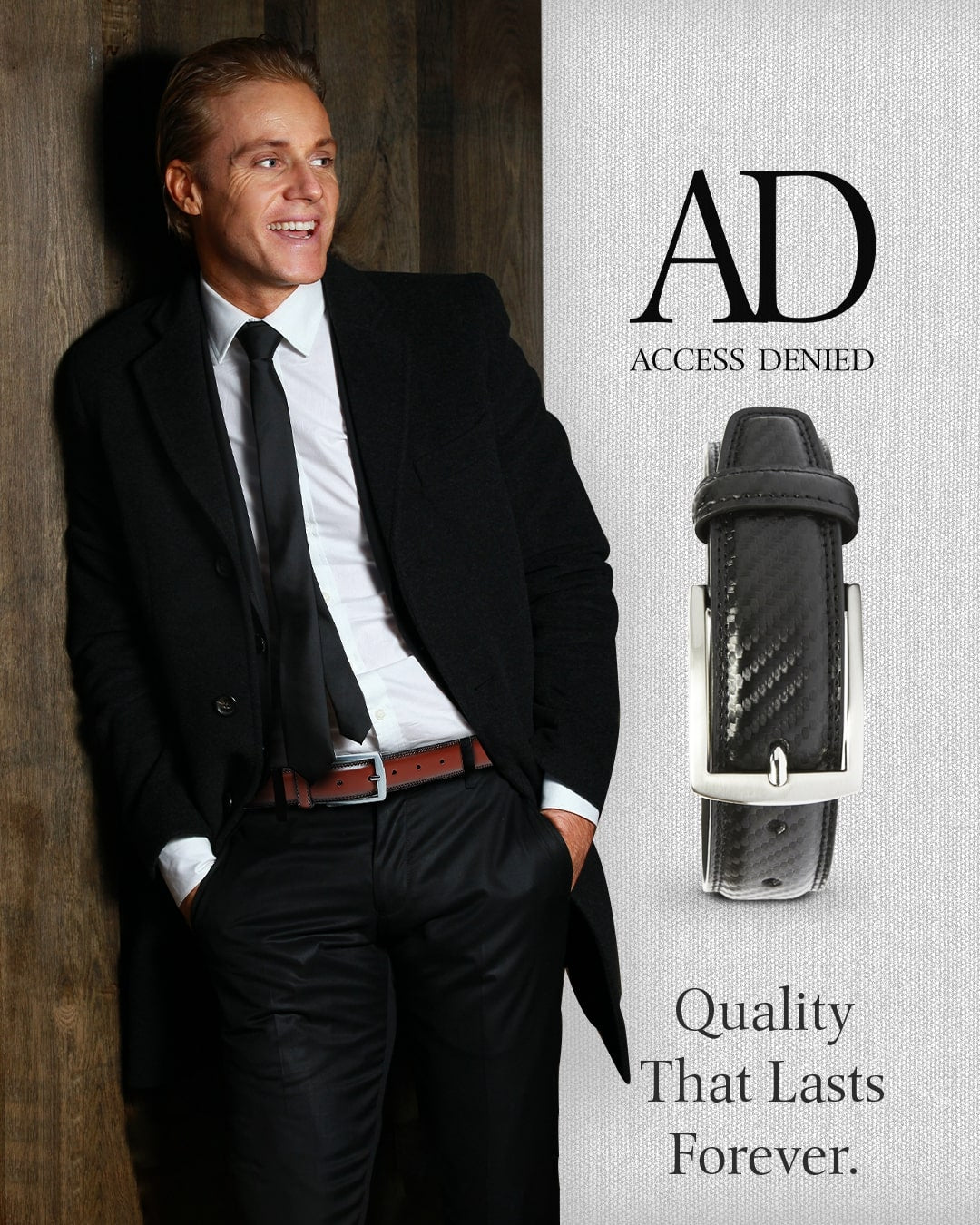 Slim Genuine Leather Belt