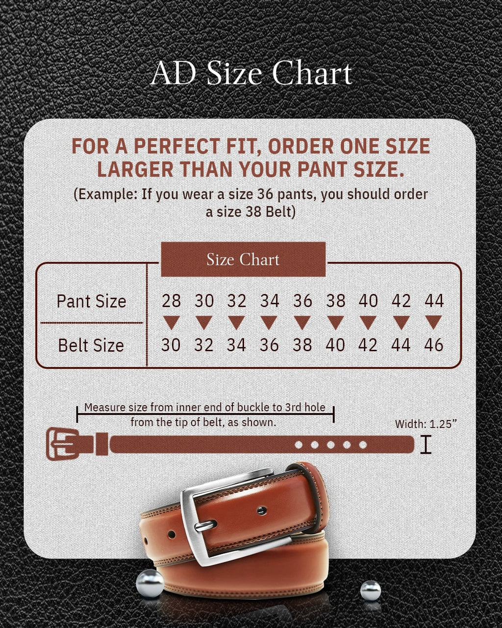 Slim Genuine Leather Belt