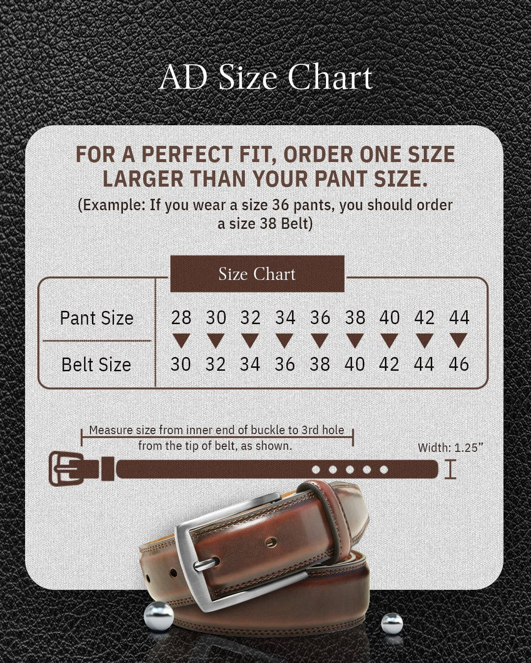 Slim Genuine Leather Belt