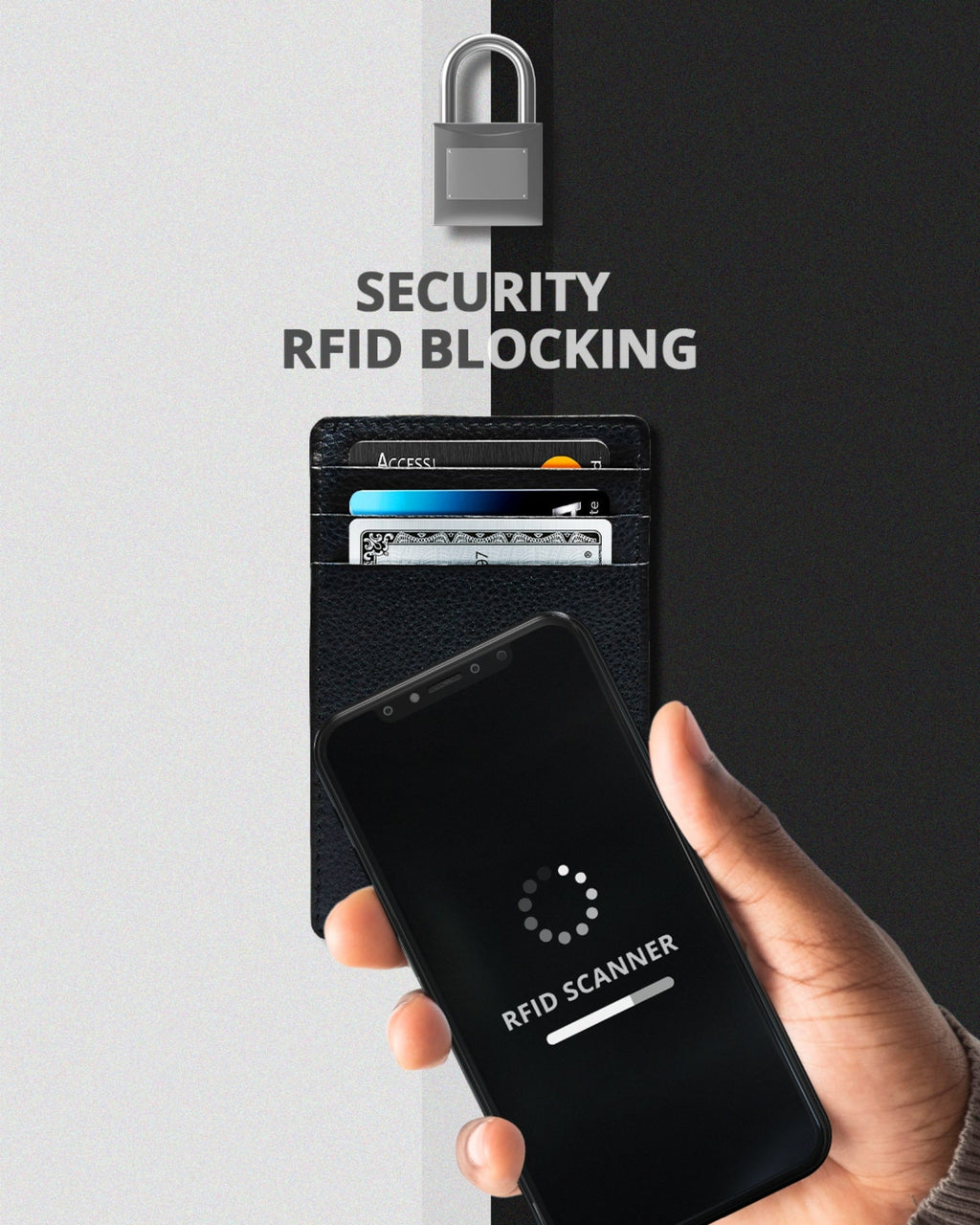 Slim Minimalist Leather Cardholder
