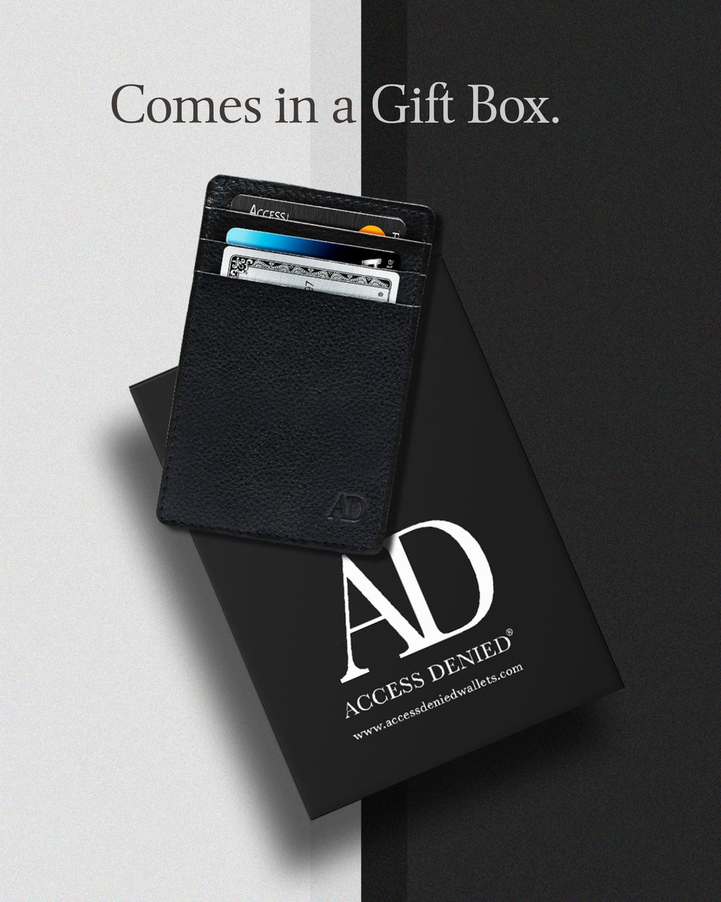 Slim Minimalist Leather Cardholder