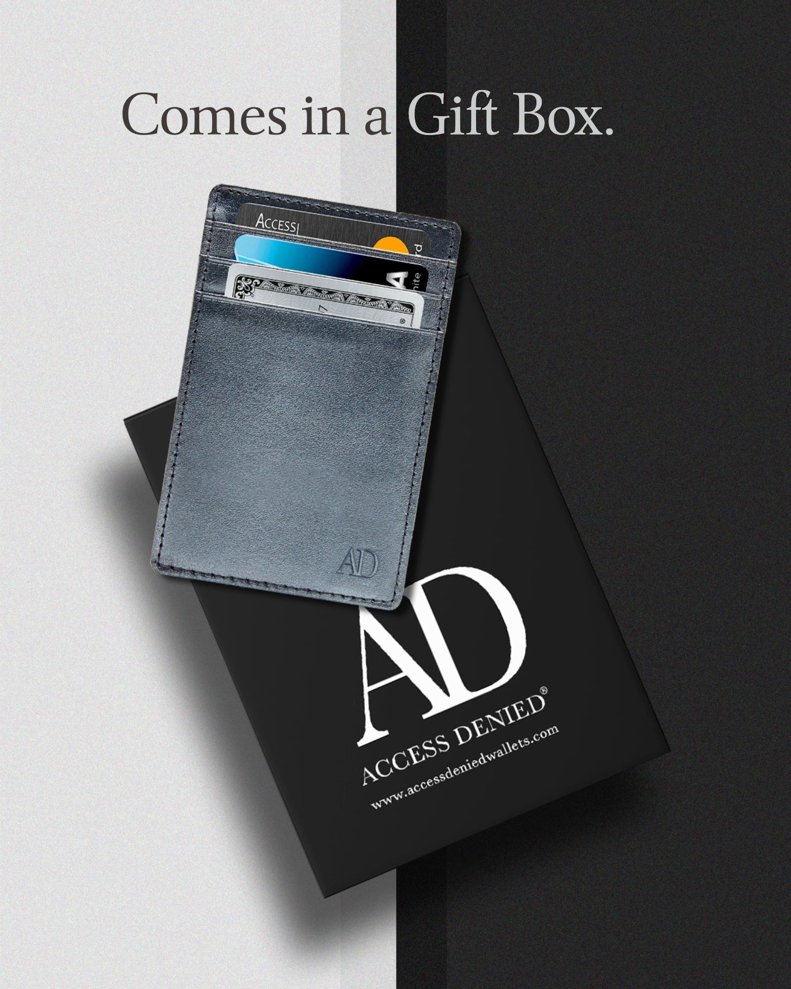 Slim Minimalist Leather Cardholder