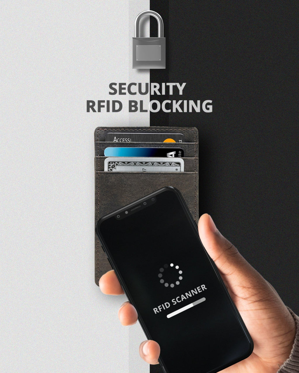 Slim Minimalist Leather Cardholder