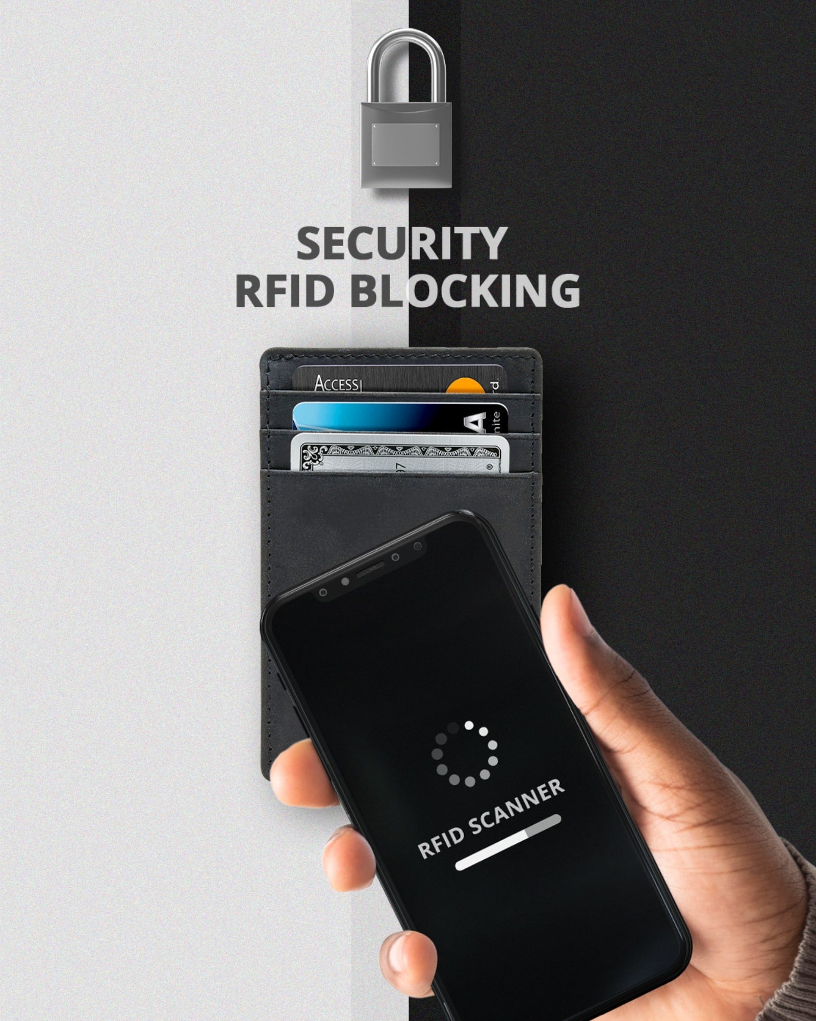 Slim Minimalist Leather Cardholder