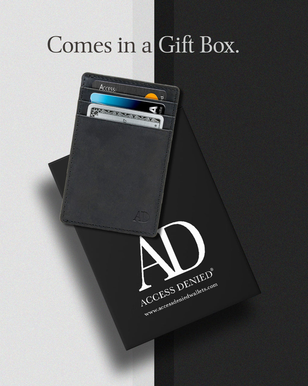 Slim Minimalist Leather Cardholder