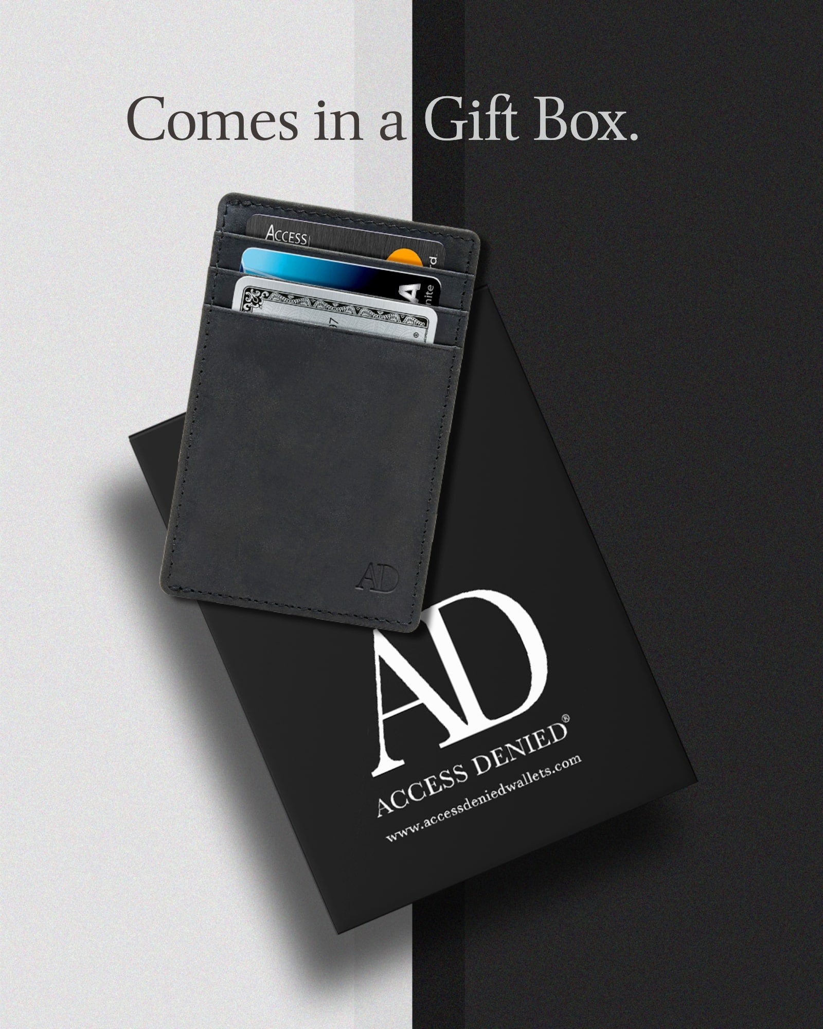 Slim Minimalist Leather Cardholder