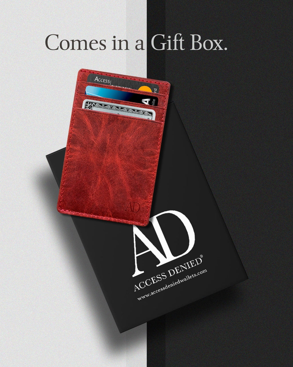 Slim Minimalist Leather Cardholder