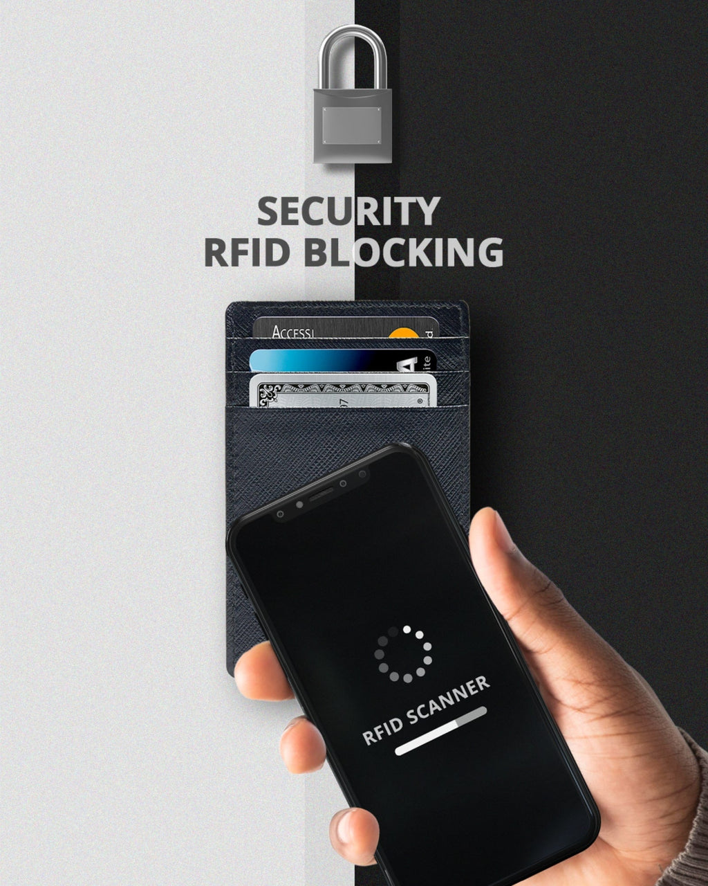 Slim Minimalist Leather Cardholder
