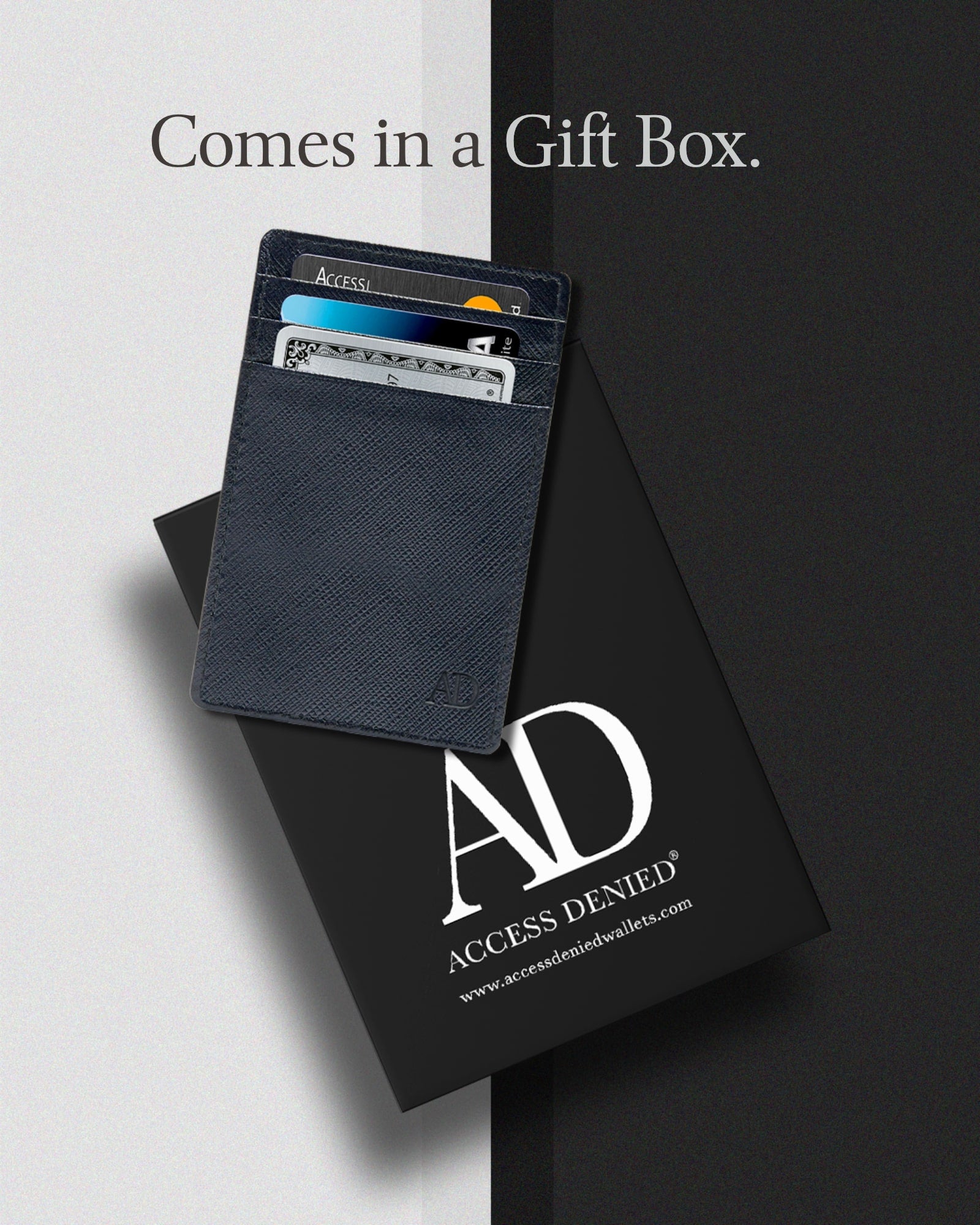 Slim Minimalist Leather Cardholder