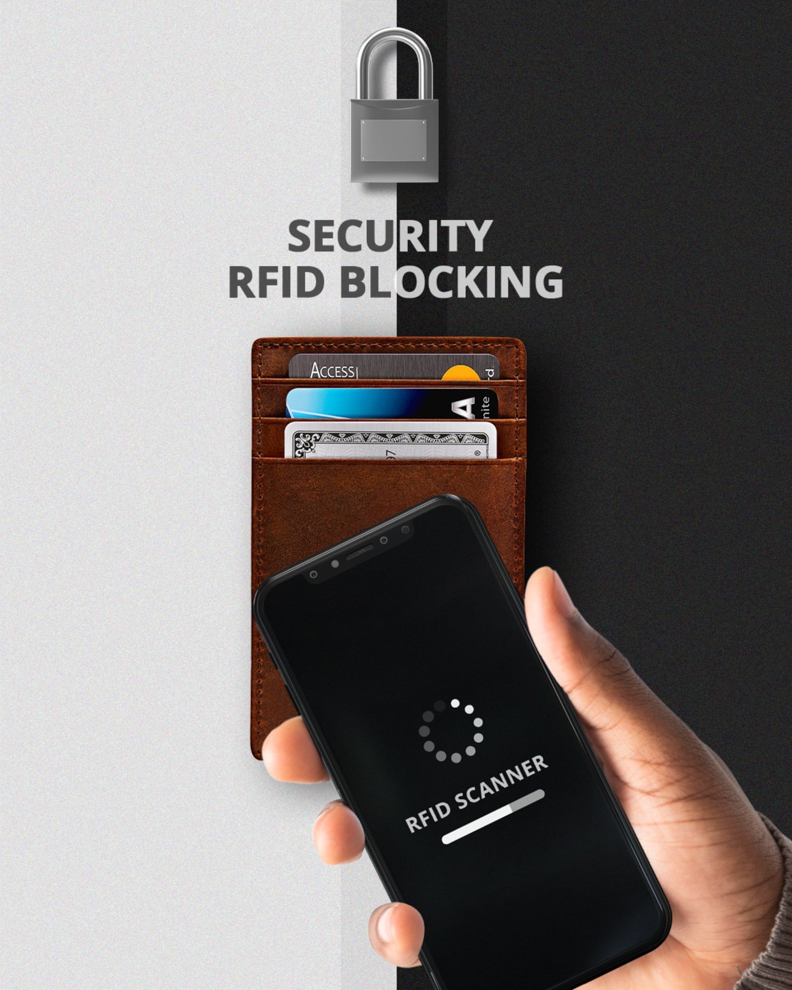 Slim Minimalist Leather Cardholder