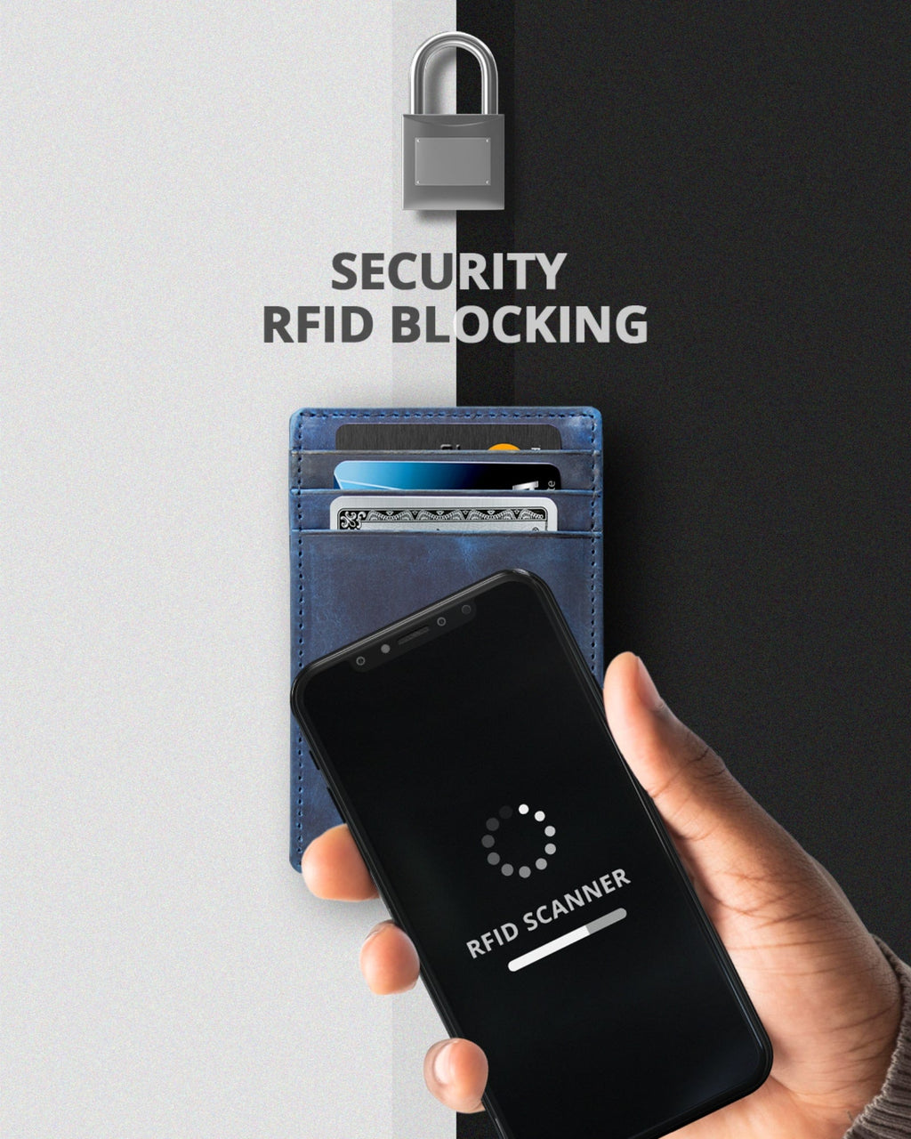 Slim Minimalist Leather Cardholder