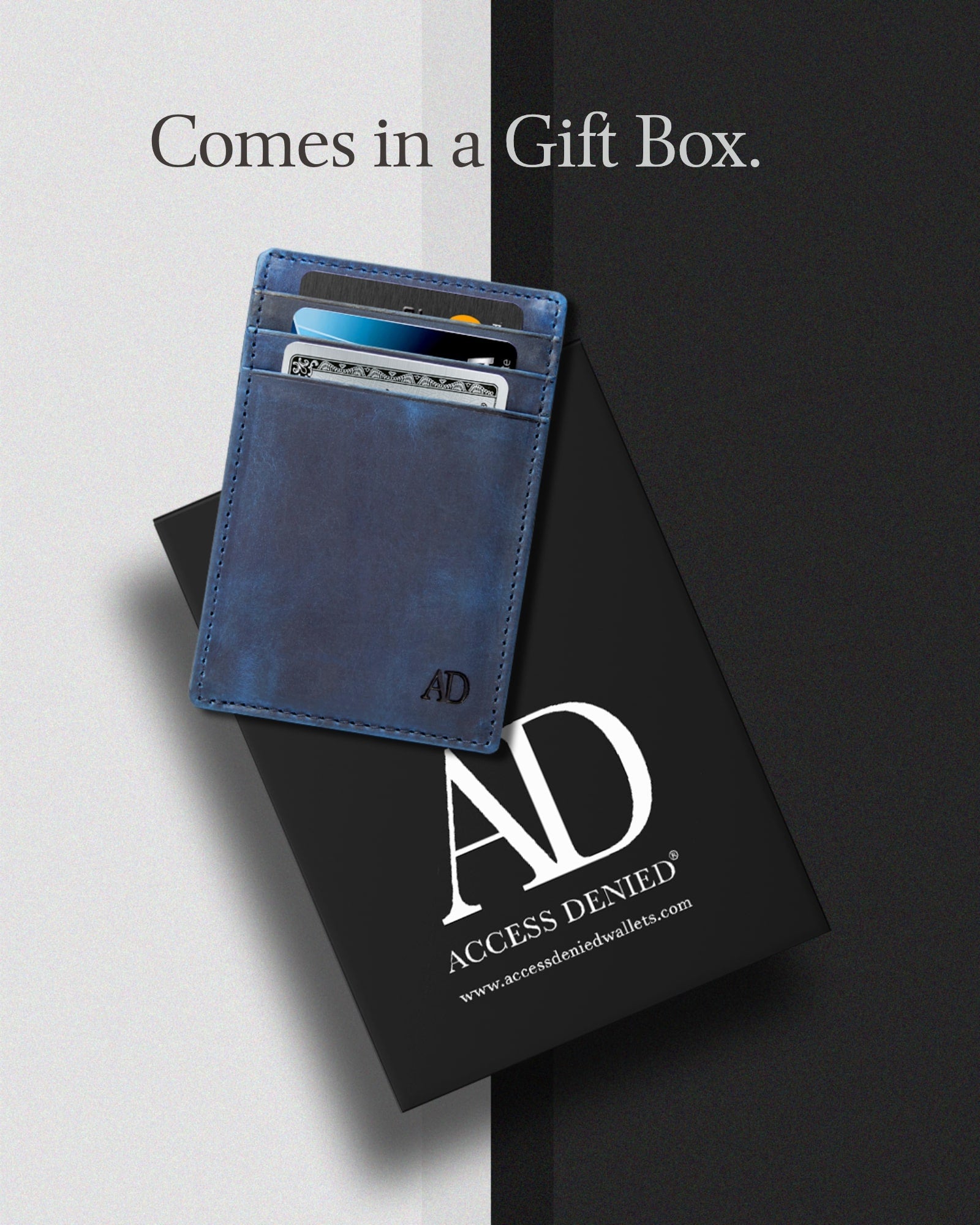 Slim Minimalist Leather Cardholder