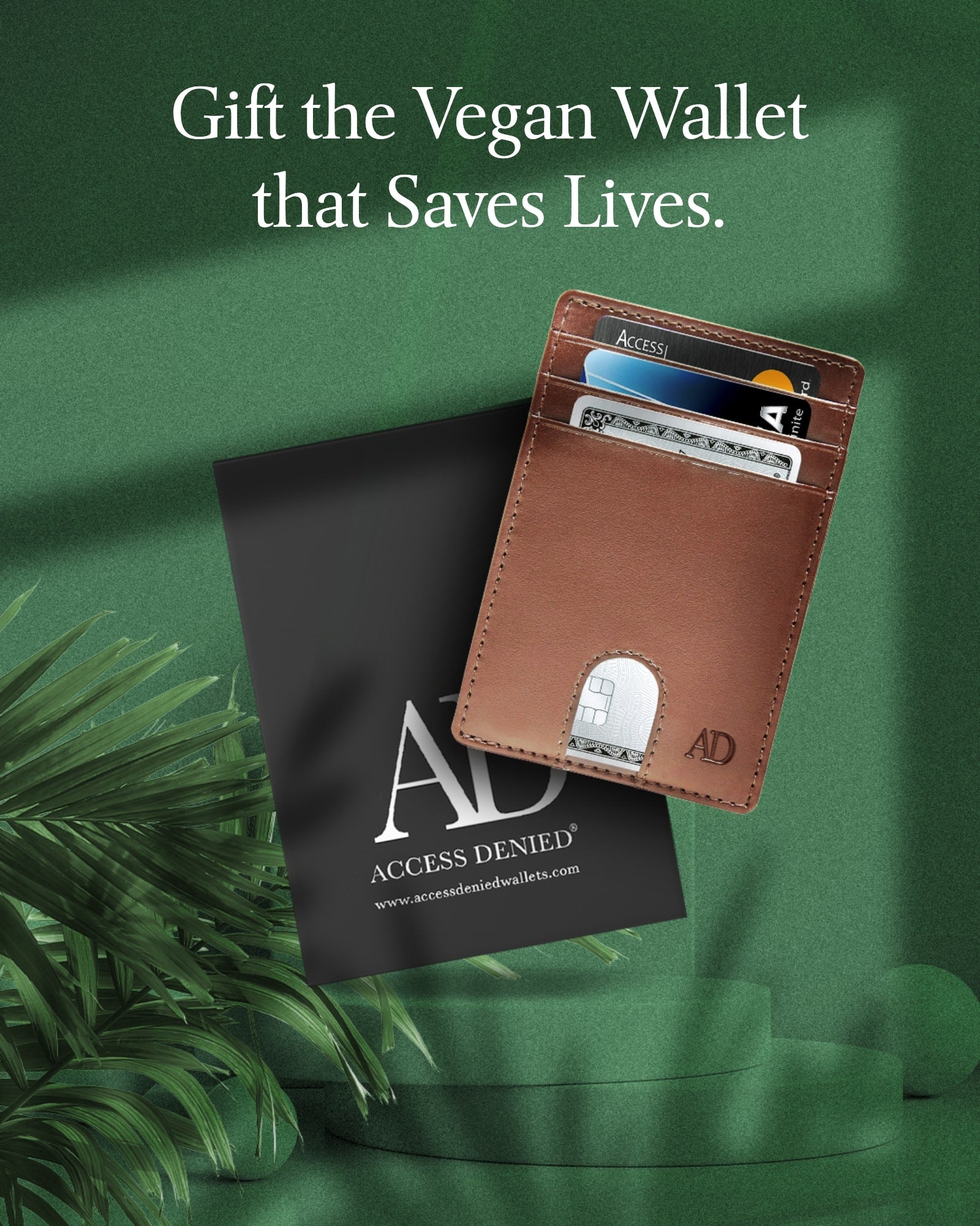 Vegan Leather Slim Cardholder