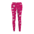 Wingbats Leggings — Fuchsia