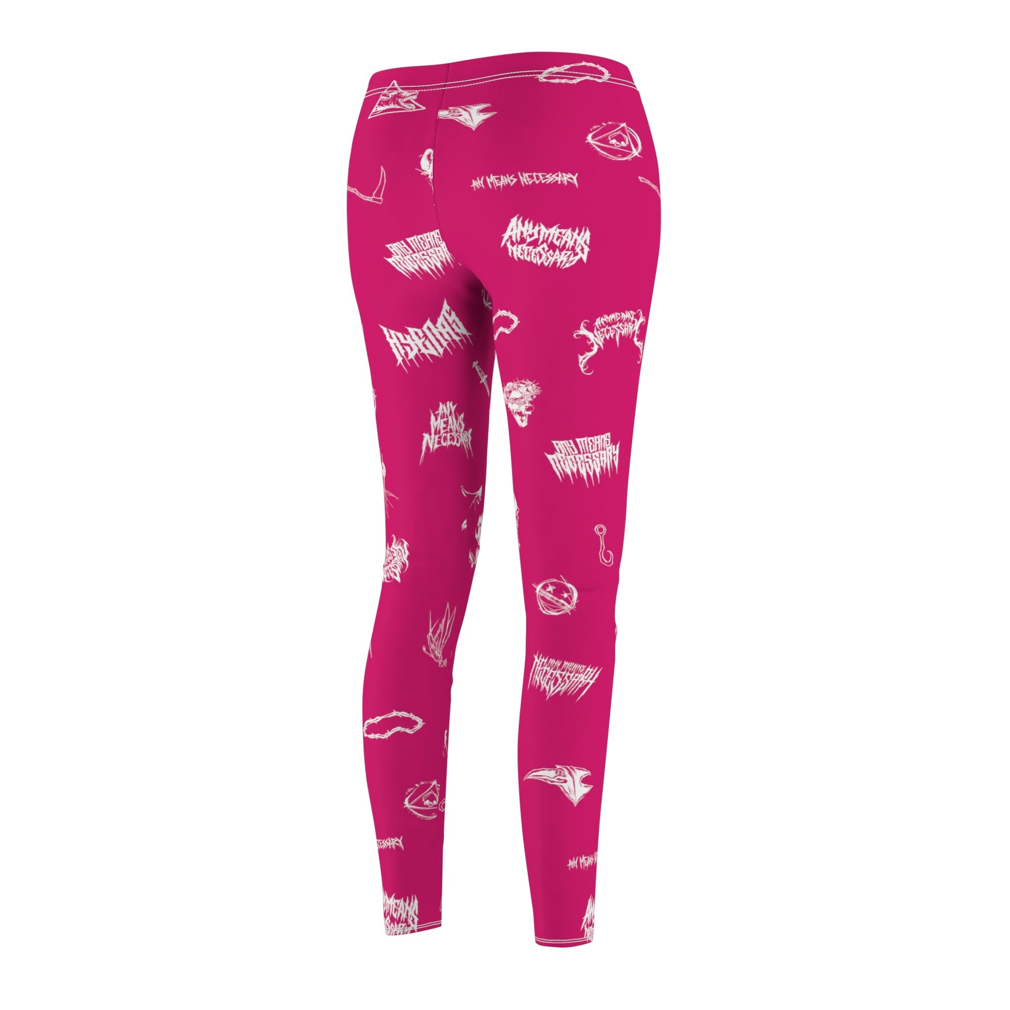 Wingbats Leggings — Fuchsia