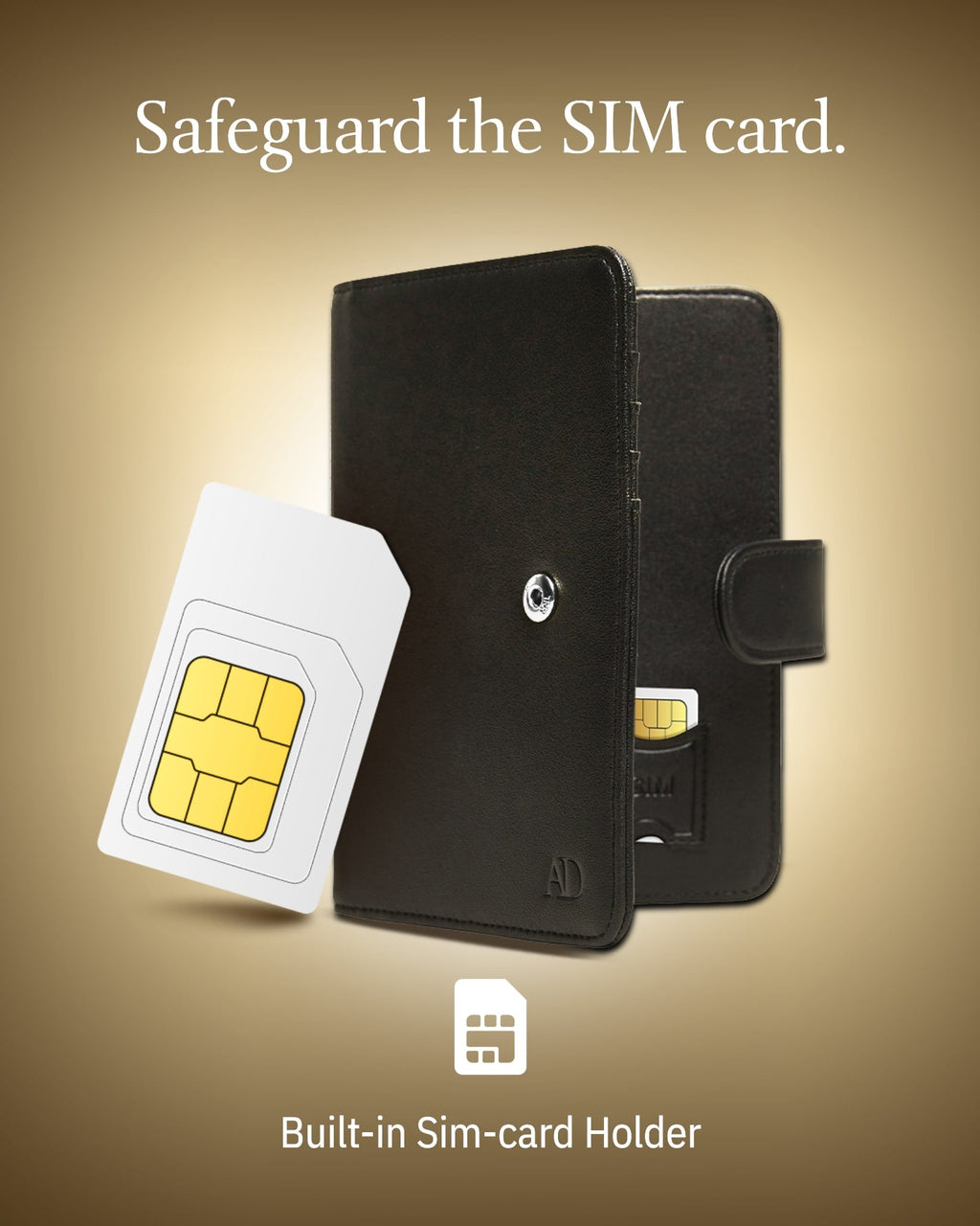 Vegan Leather RFID Passport Holder