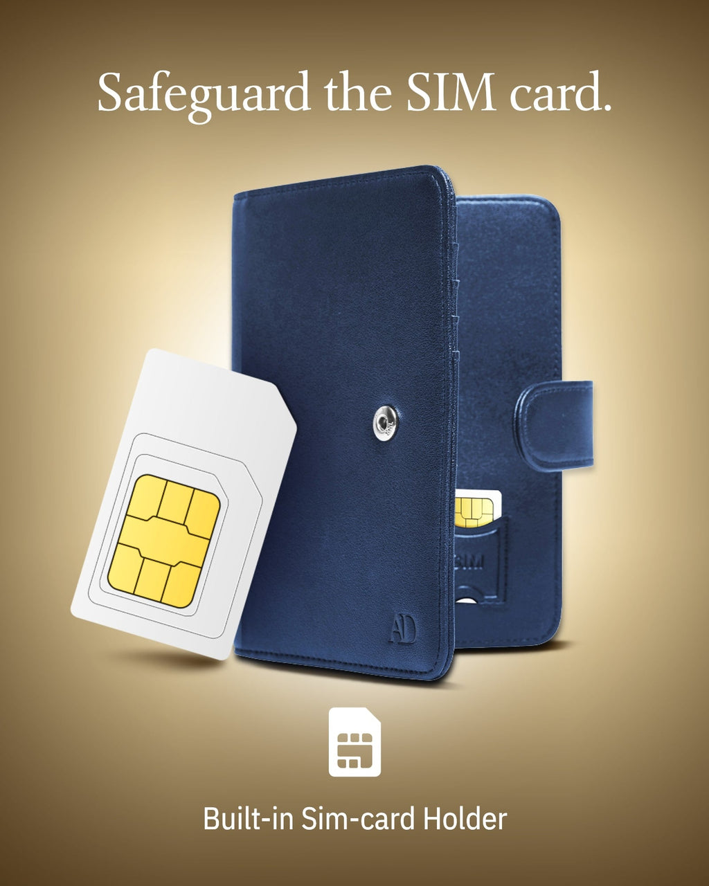 Vegan Leather RFID Passport Holder
