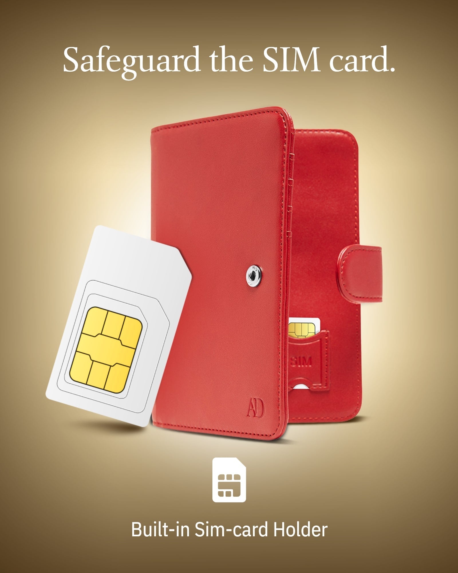 Vegan Leather RFID Passport Holder