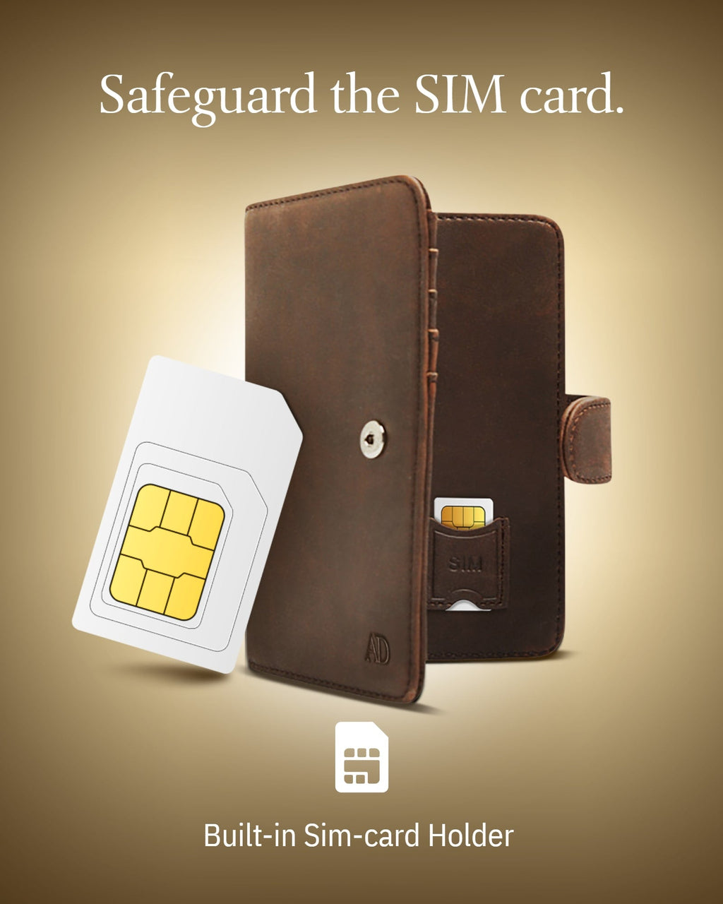Vegan Leather RFID Passport Holder