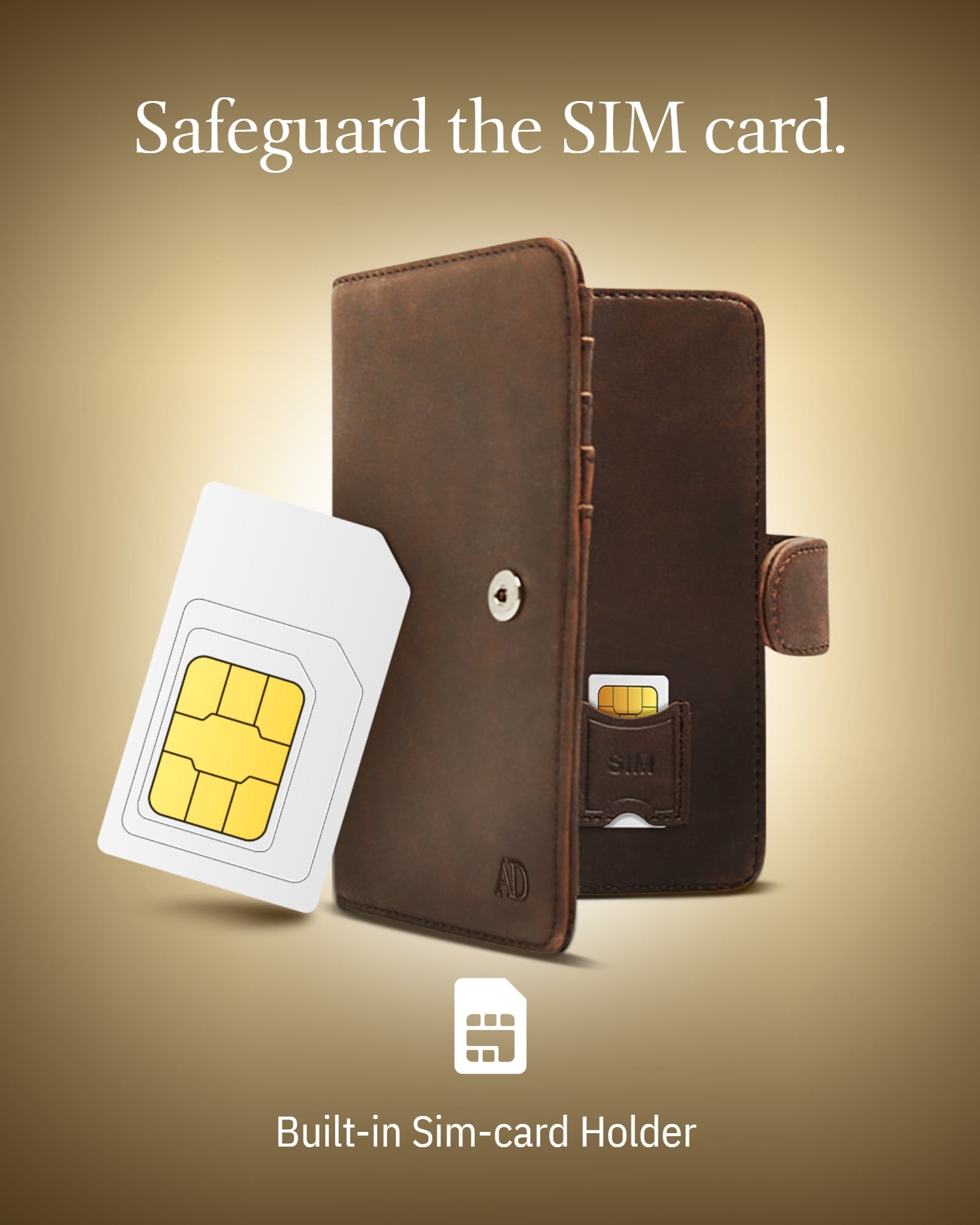 Vegan Leather RFID Passport Holder