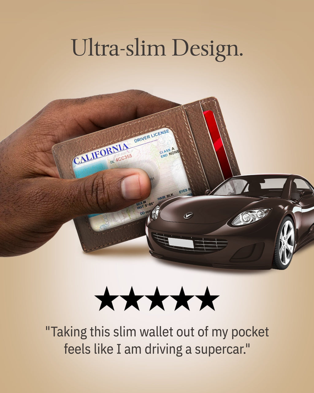 Slim Leather Cardholder