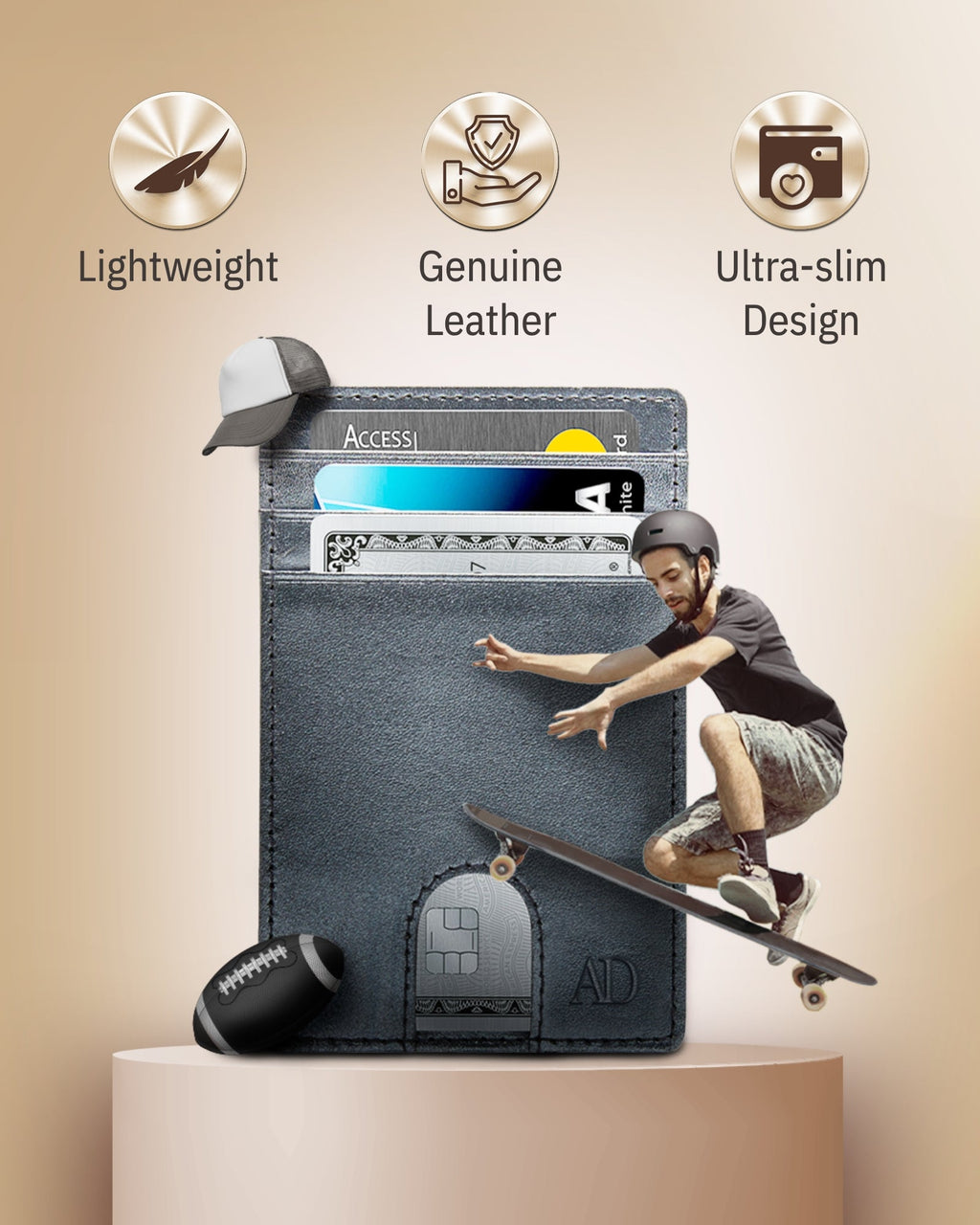 Slim Leather Cardholder