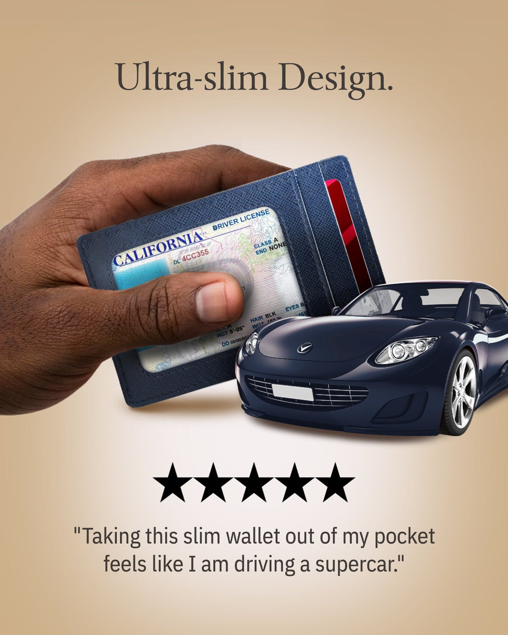 Slim Leather Cardholder