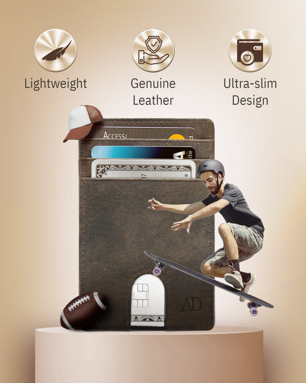 Slim Leather Cardholder