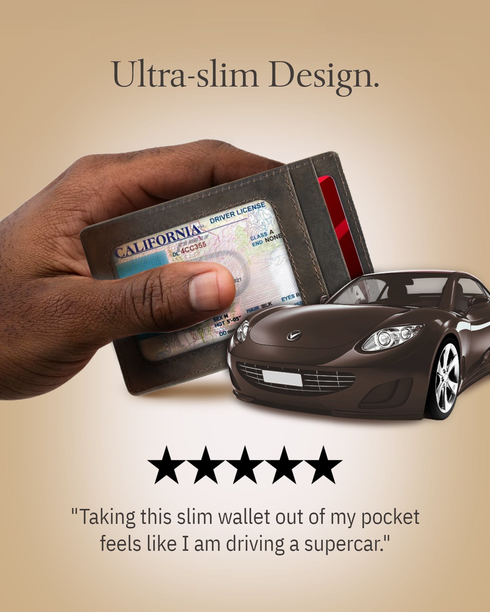 Slim Leather Cardholder