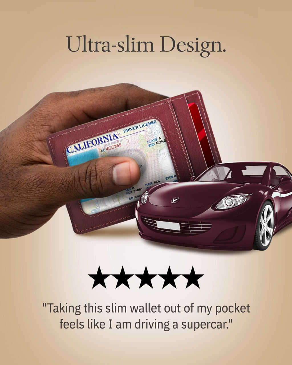 Slim Leather Cardholder