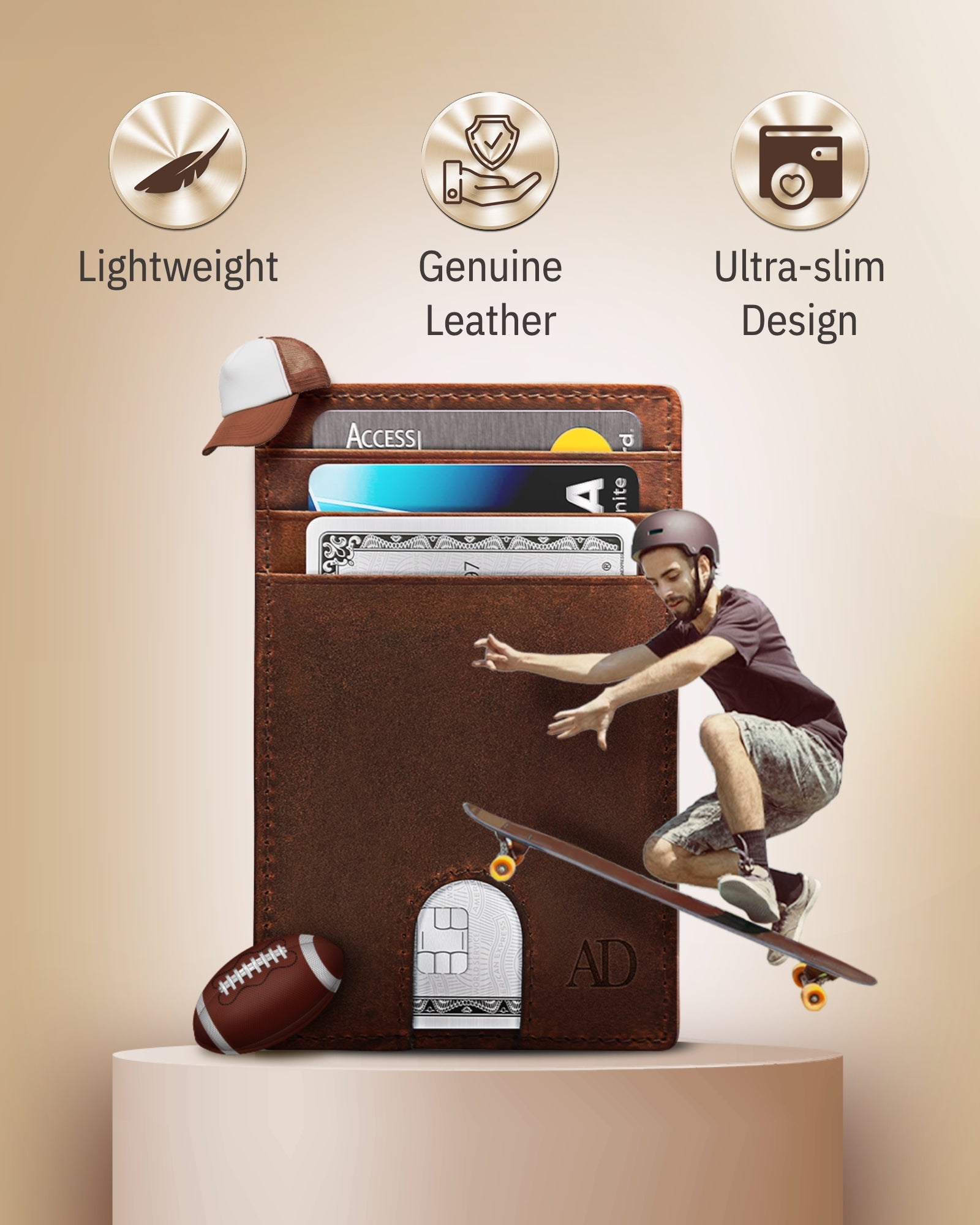 Slim Leather Cardholder