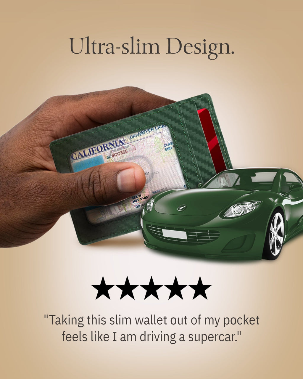 Slim Leather Cardholder
