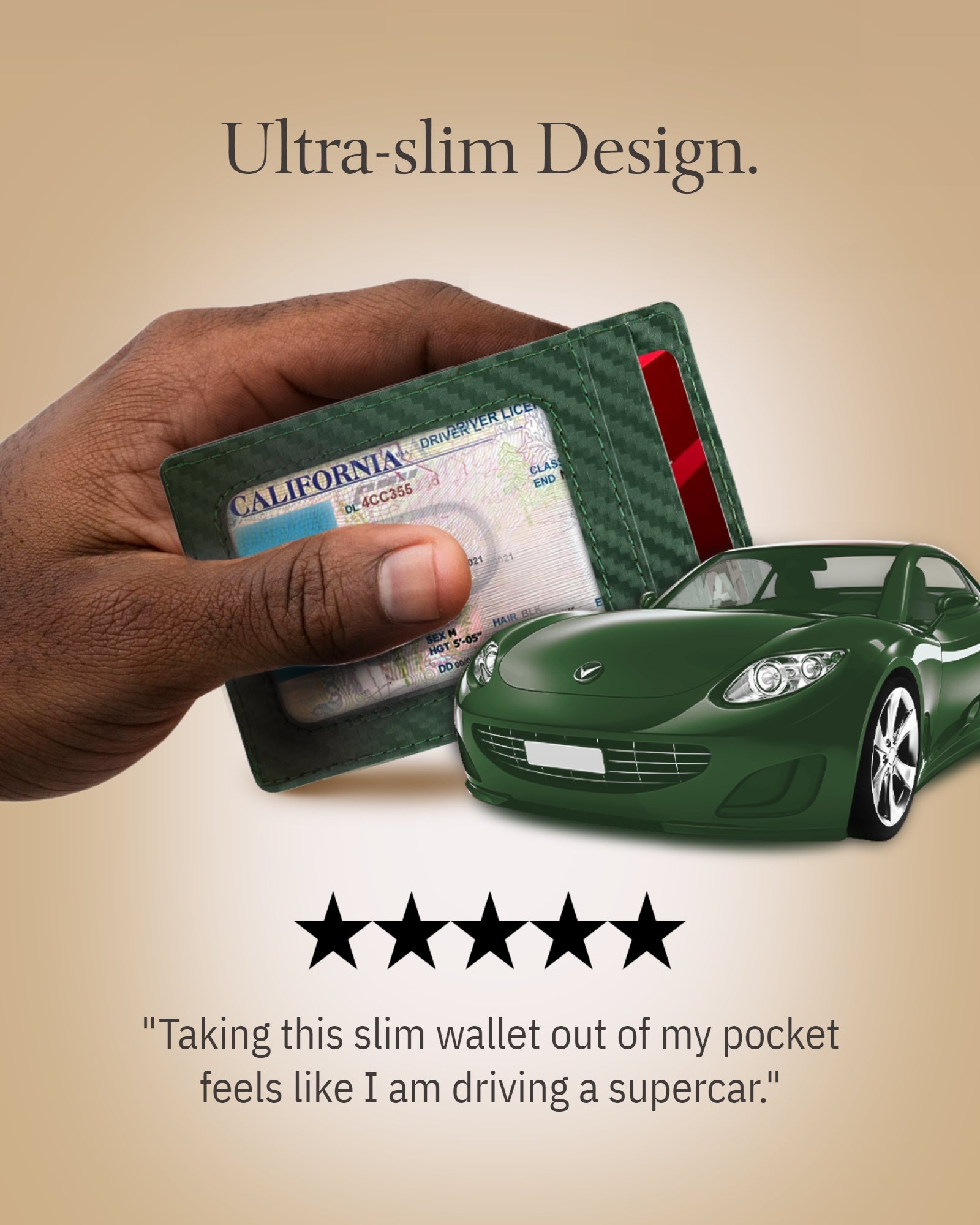Slim Leather Cardholder