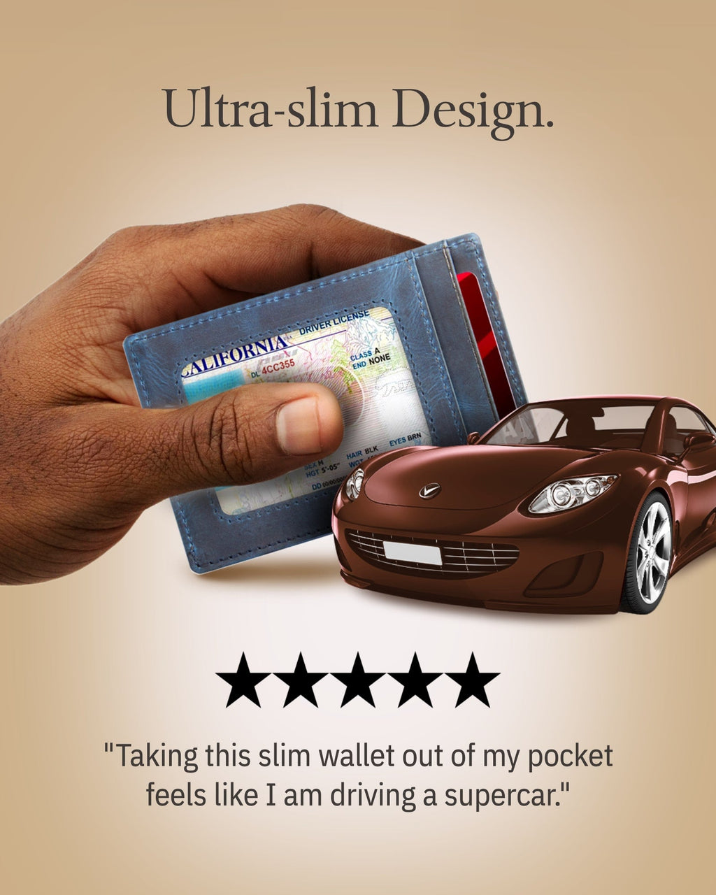 Slim Leather Cardholder