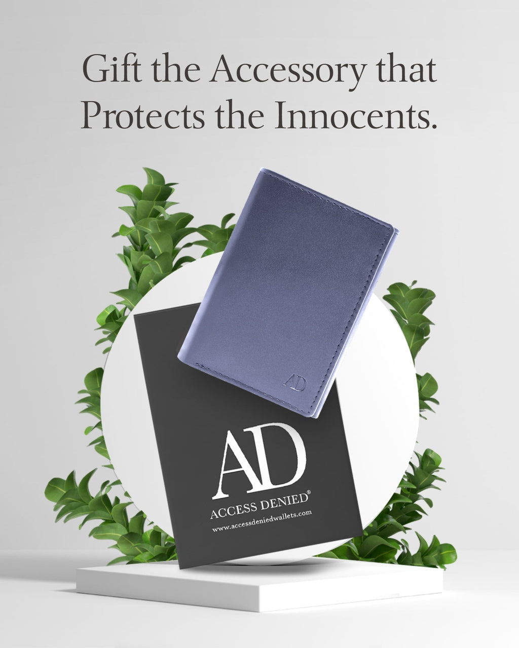 Vegan Leather Trifold Wallet