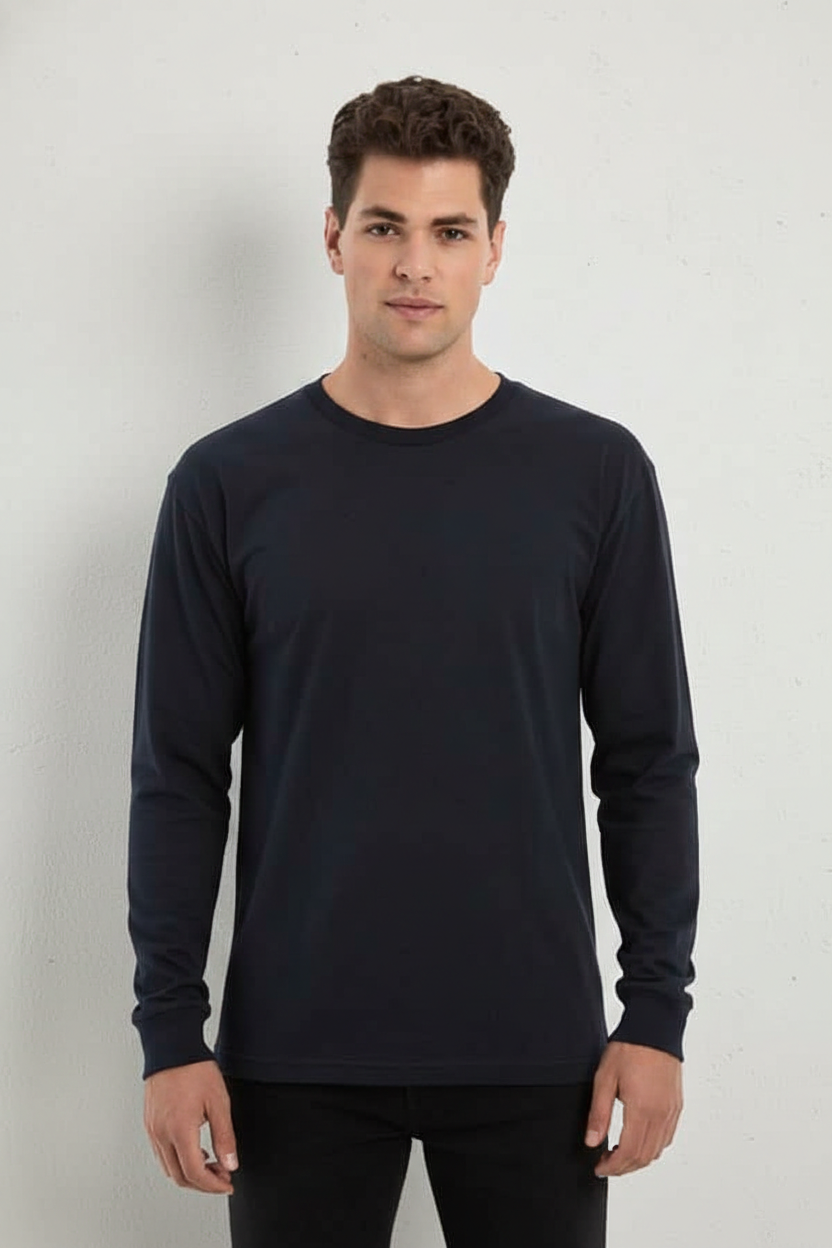 Lightweight Ring-Spun Long Sleeve T-Shirt