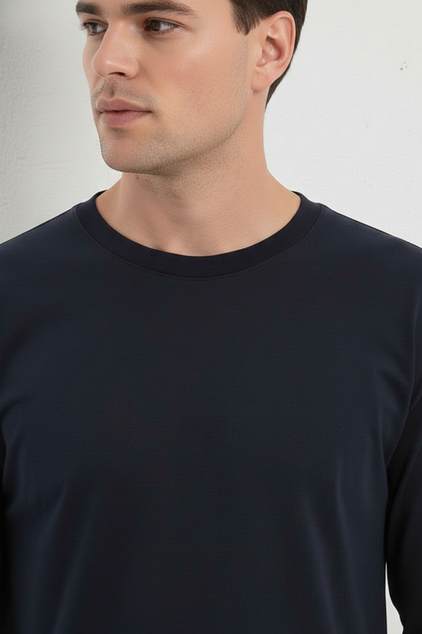 Lightweight Ring-Spun Long Sleeve T-Shirt