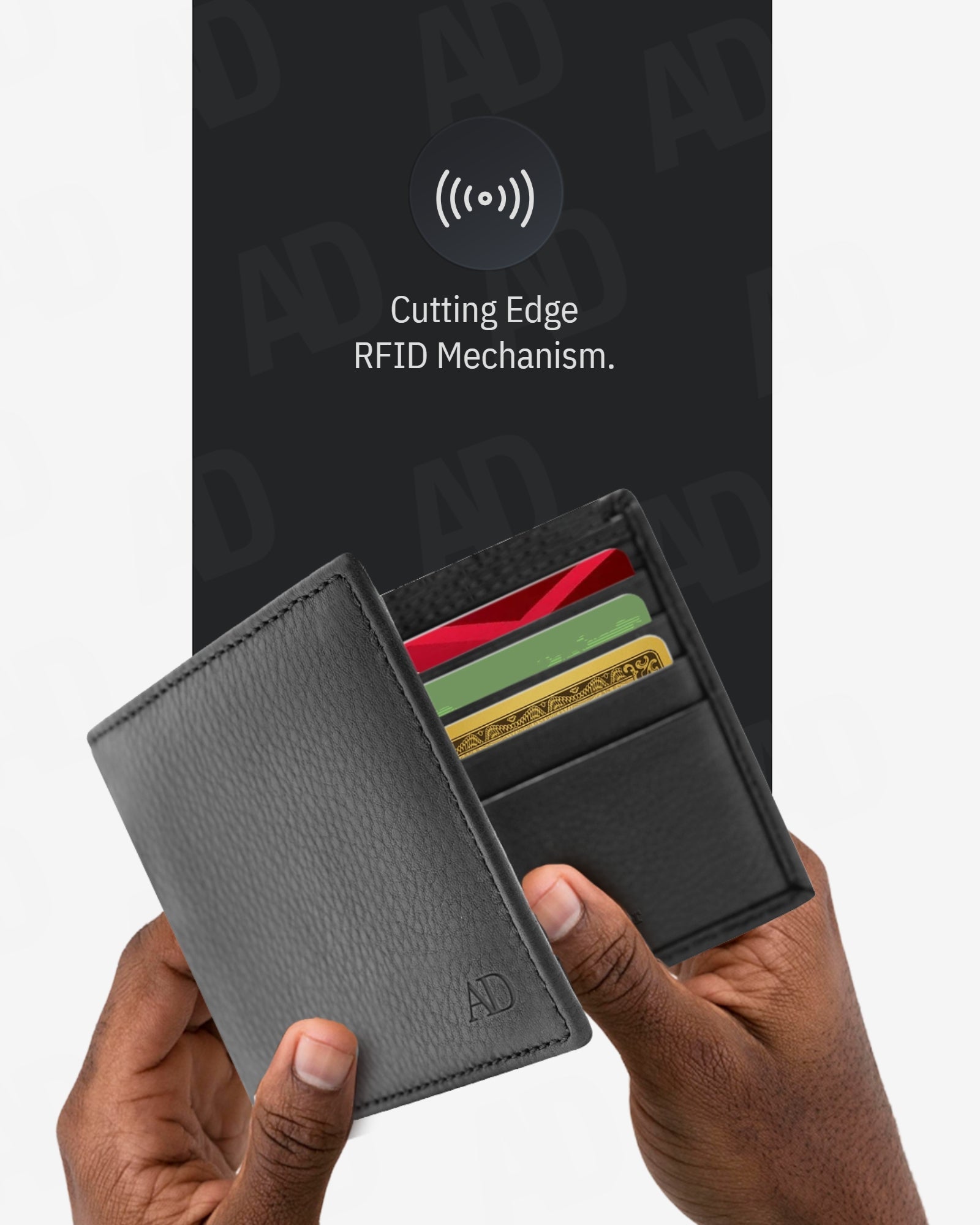 Slim Full Grain Leather Bifold Wallet