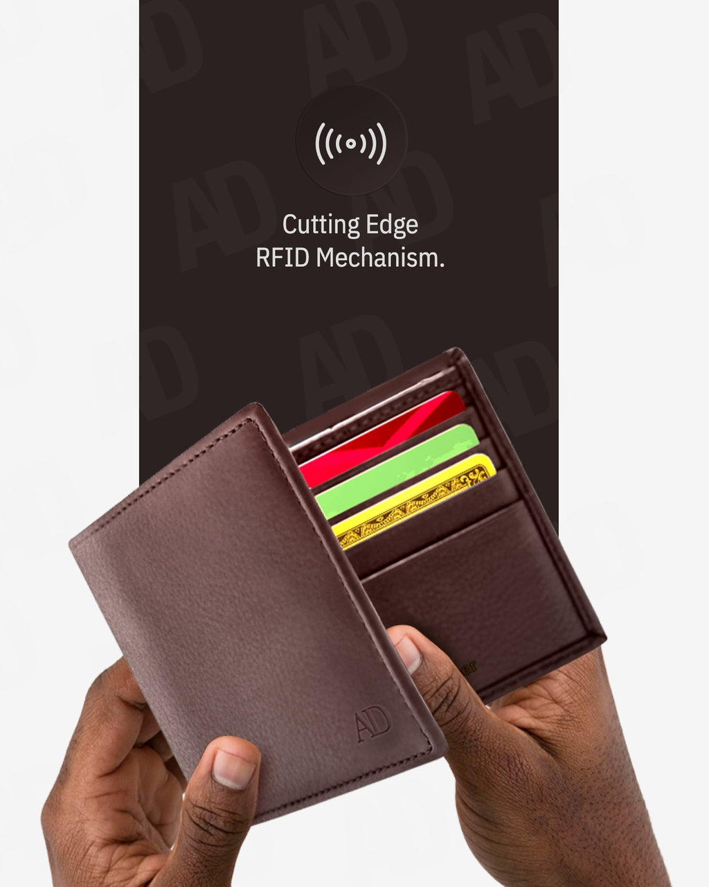 Slim Full Grain Leather Bifold Wallet