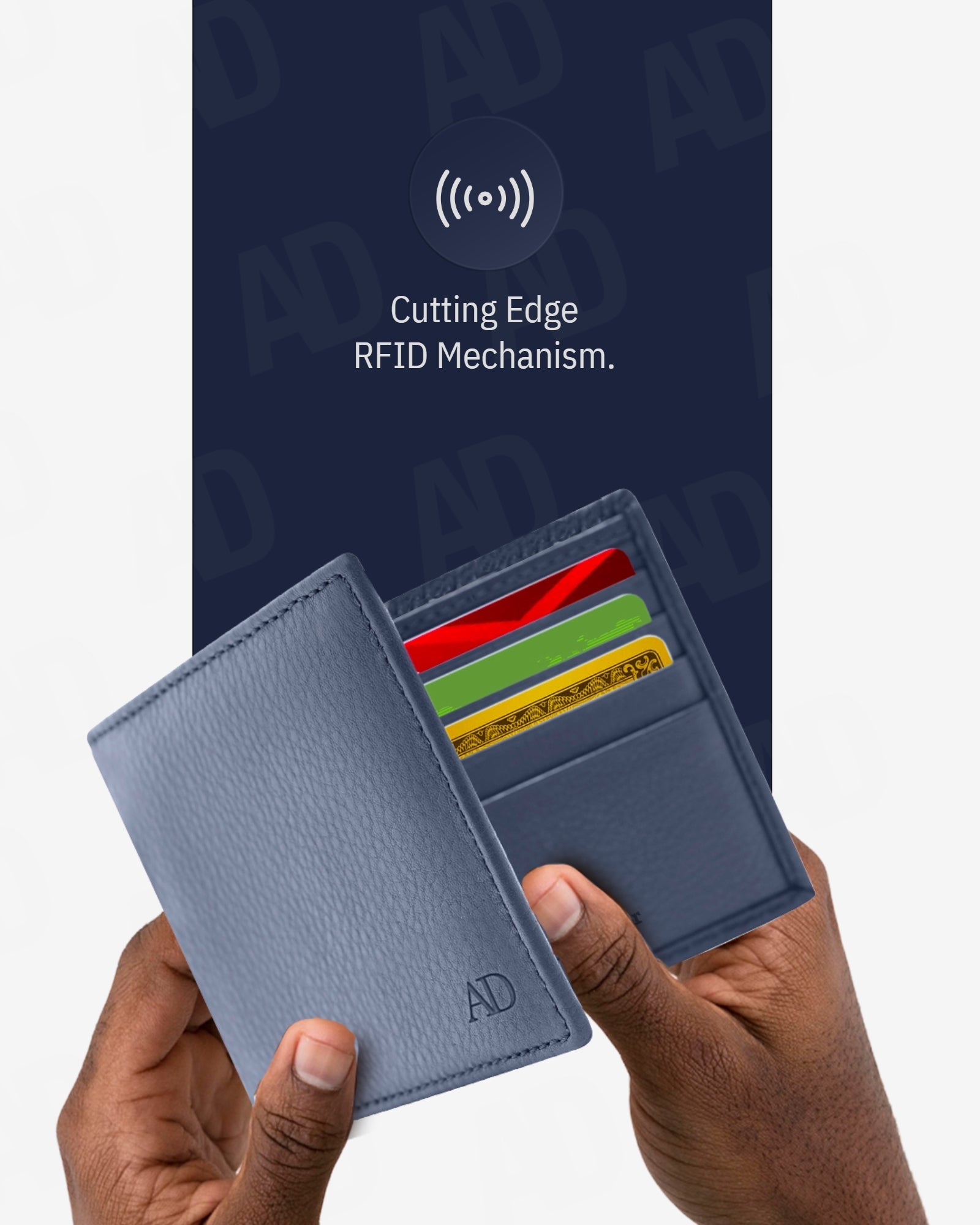 Slim Full Grain Leather Bifold Wallet
