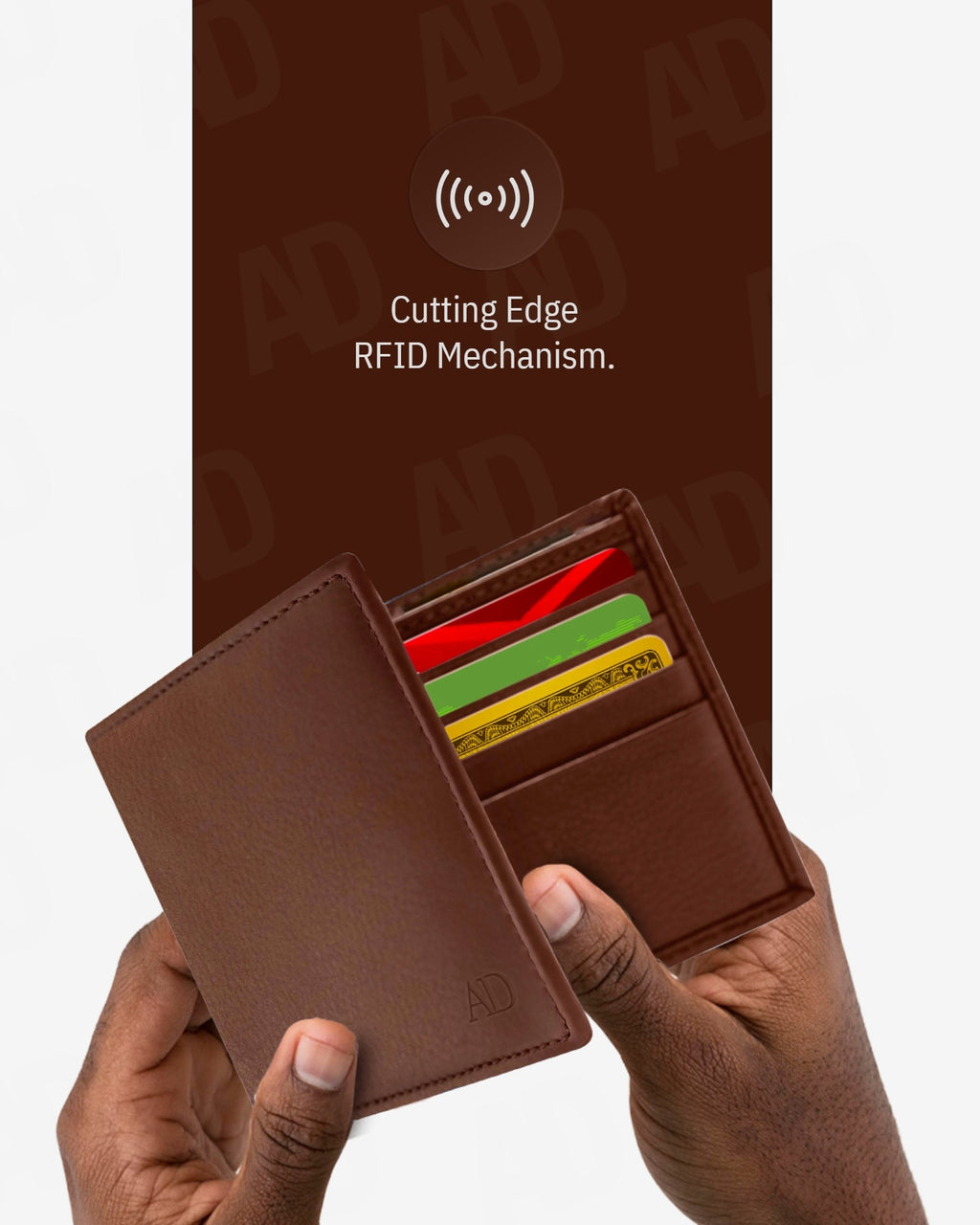 Slim Full Grain Leather Bifold Wallet