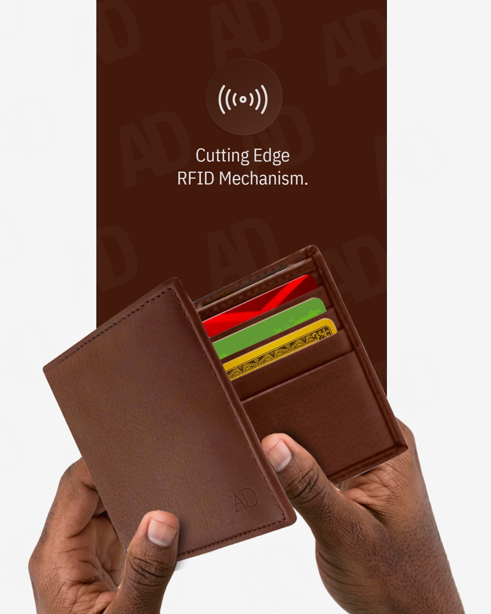 Slim Full Grain Leather Bifold Wallet