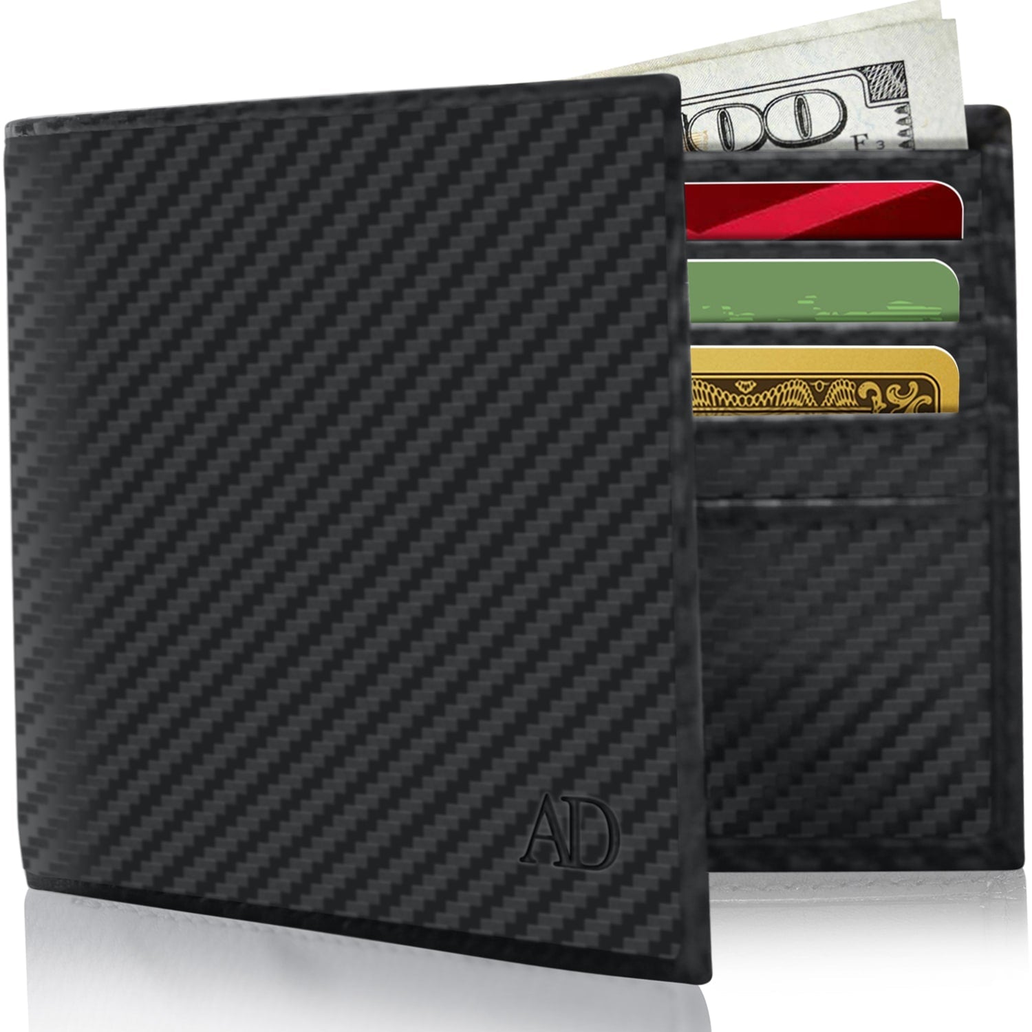 Slim Full Grain Leather Bifold Wallet