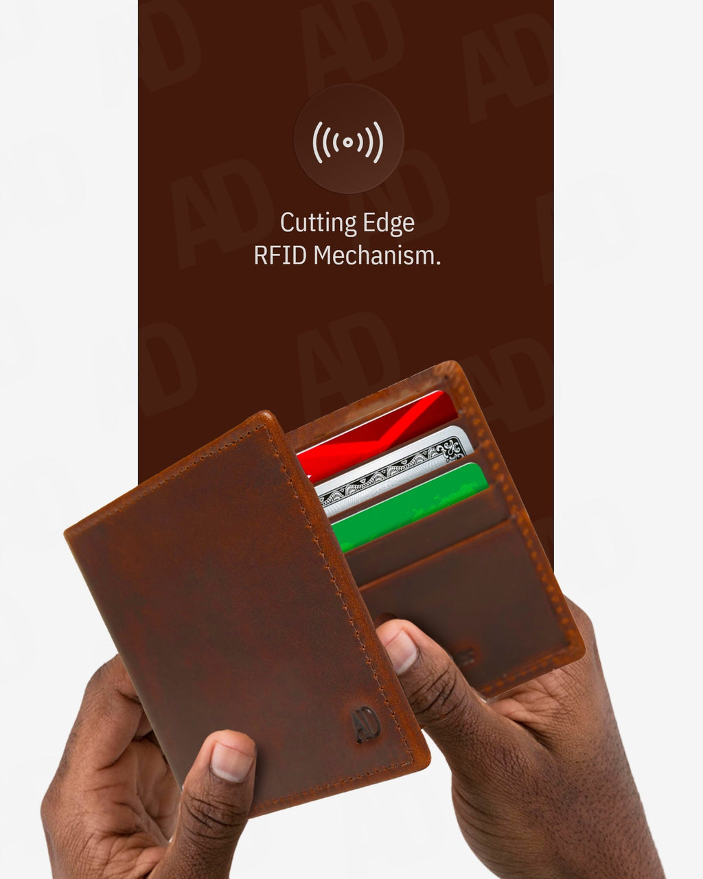 Slim Full Grain Leather Bifold Wallet