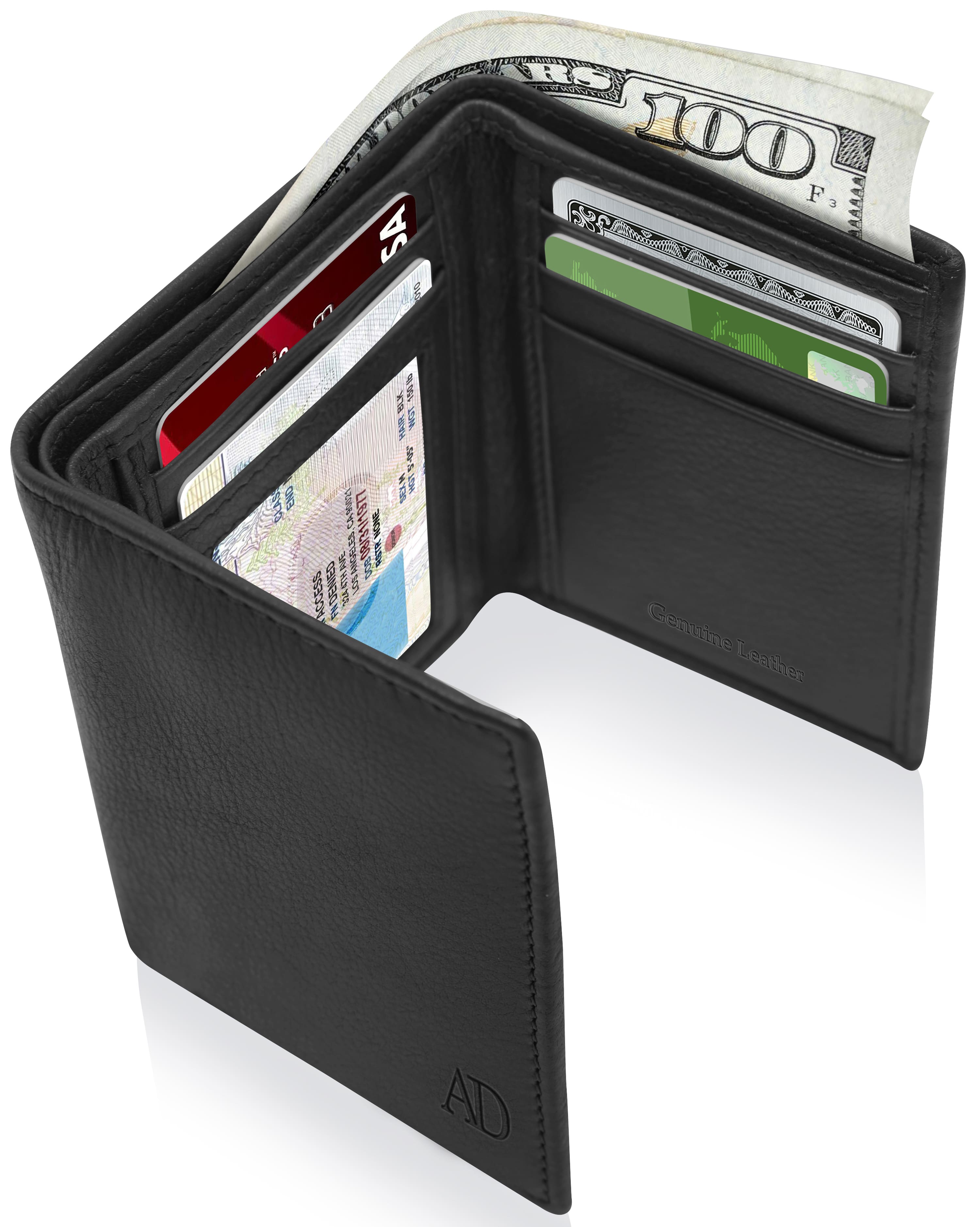 Full Grain Leather Trifold Wallet