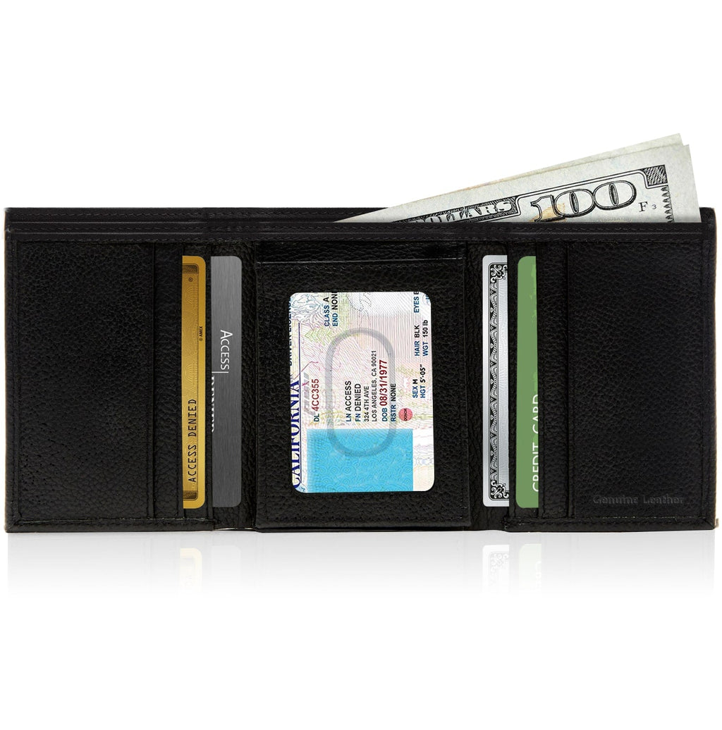 Full Grain Leather Trifold Wallet