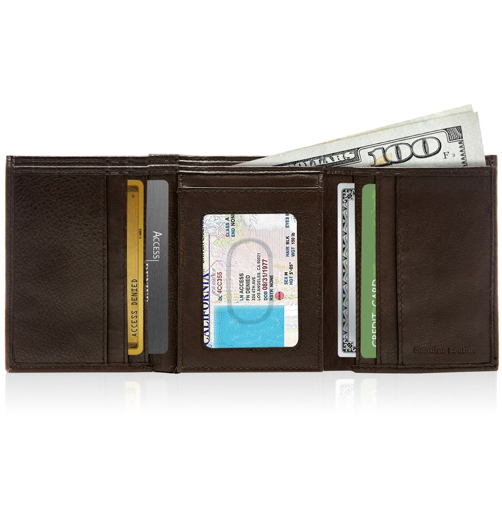 Full Grain Leather Trifold Wallet
