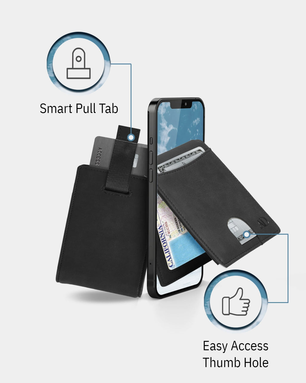 RFID Money Clip Bifold Wallet