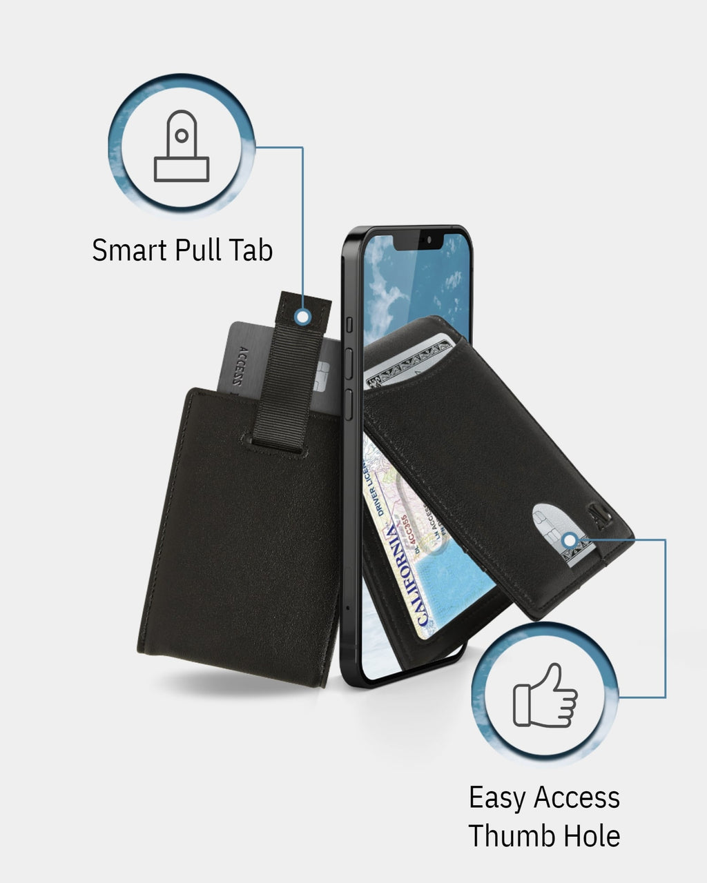 RFID Money Clip Bifold Wallet