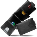 Vegan Leather Snap Bifold Wallet